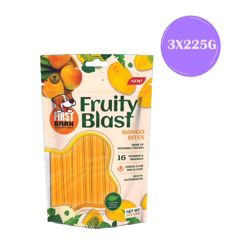 First Bark Fruity Blast Mango Bites Dog Treats