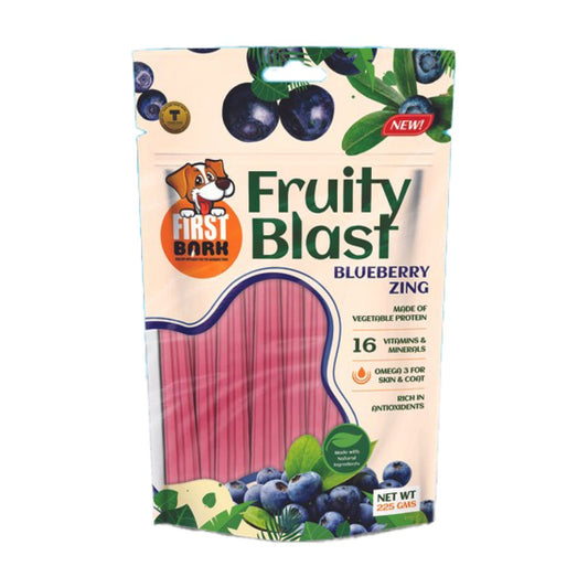 First Bark Fruity Blast Blueberry Zing Dog Treats