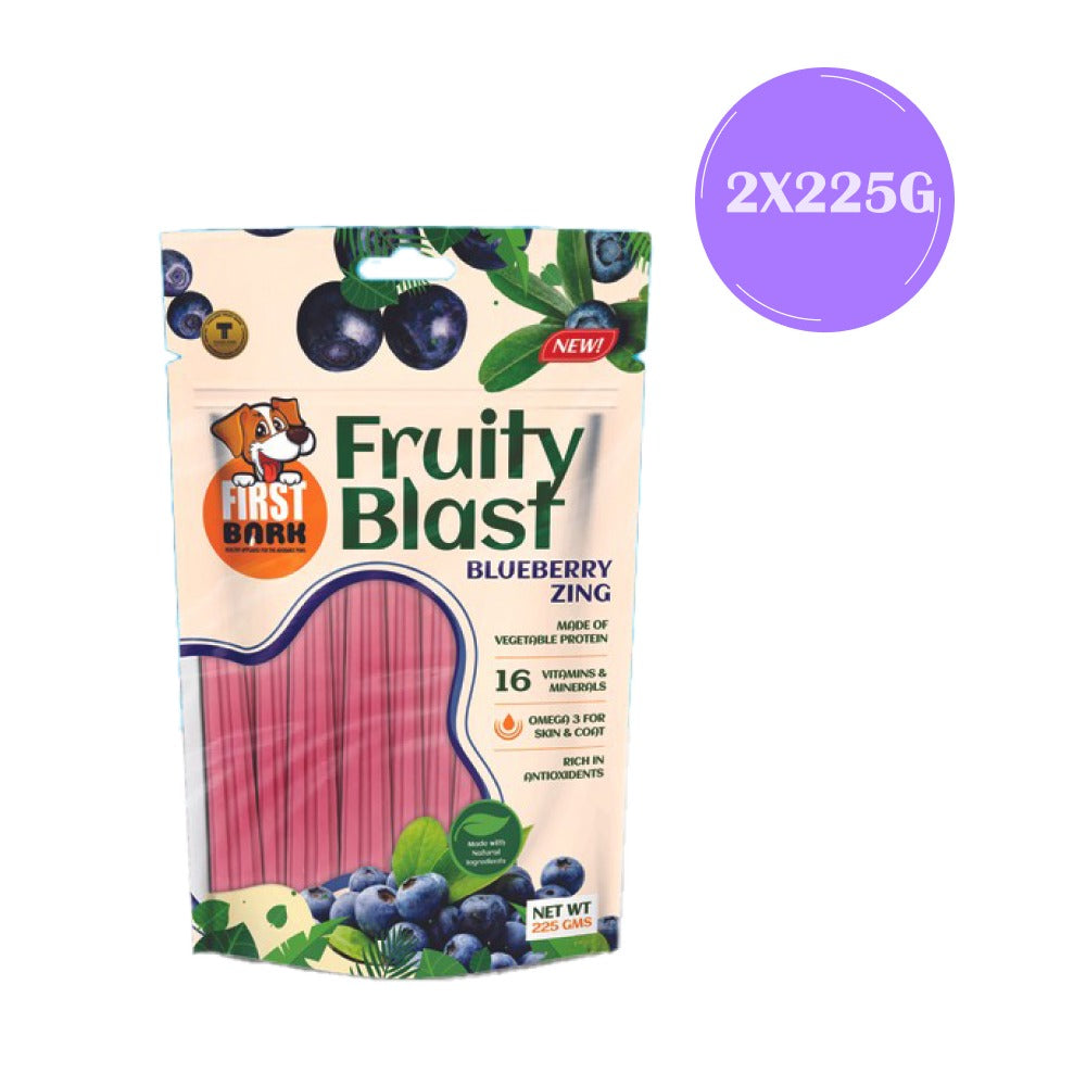 First Bark Fruity Blast Blueberry Zing Dog Treats