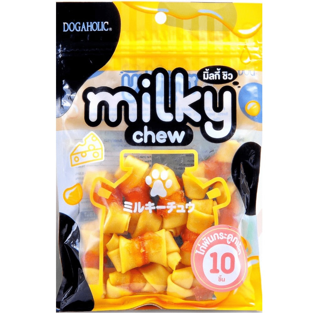 Dogaholic Milky Chew Cheese Chicken Bone Style