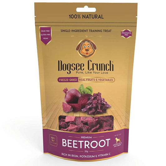 Dogsee Crunch Freeze Dried Beetroot Dog Treats