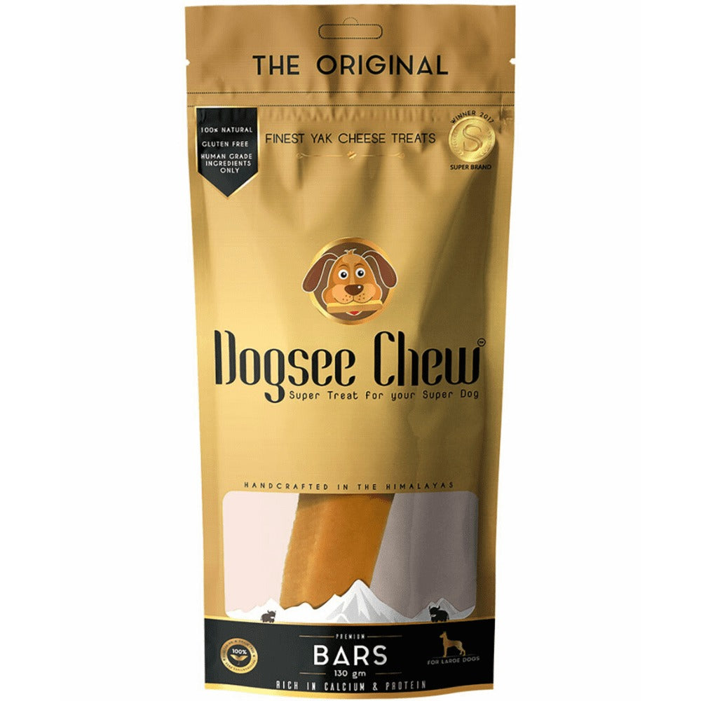 Dogsee Chew 100% Natural Yak Milk Bars Large Breed Dog Treats