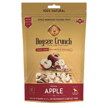 Dogsee Crunch Freeze Dried Apple Dog Treats