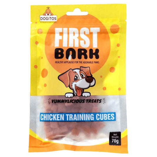 First Bark Chicken Training Cubes Dog Treat