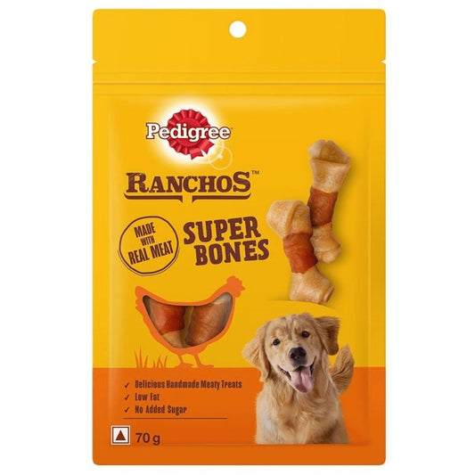 Pedigree Ranchos Super Bones Chicken & Milk Dog Treats