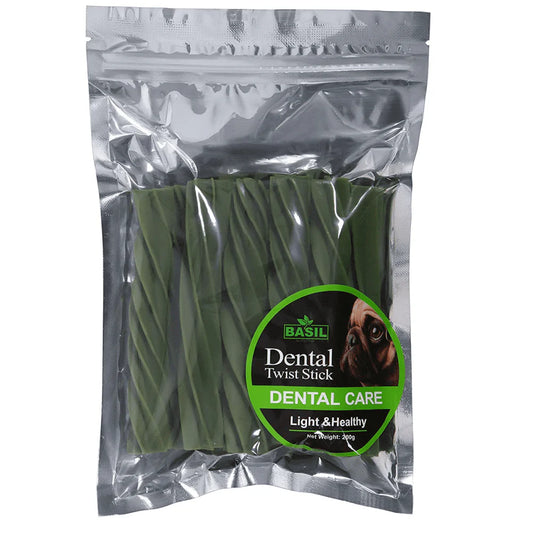 Basil Dental Care Stick Chew Dog Treats