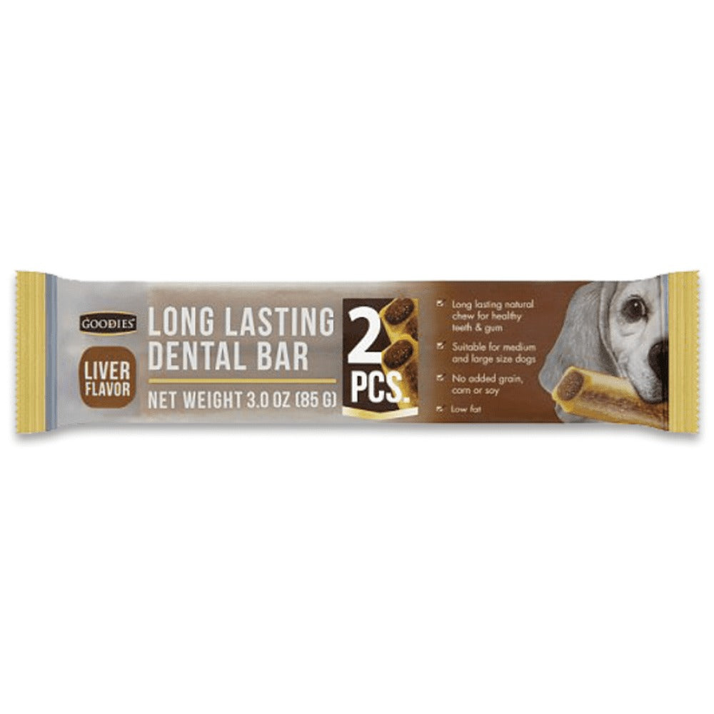 Goodies Long Lasting Dental Bar Liver Dog Treats