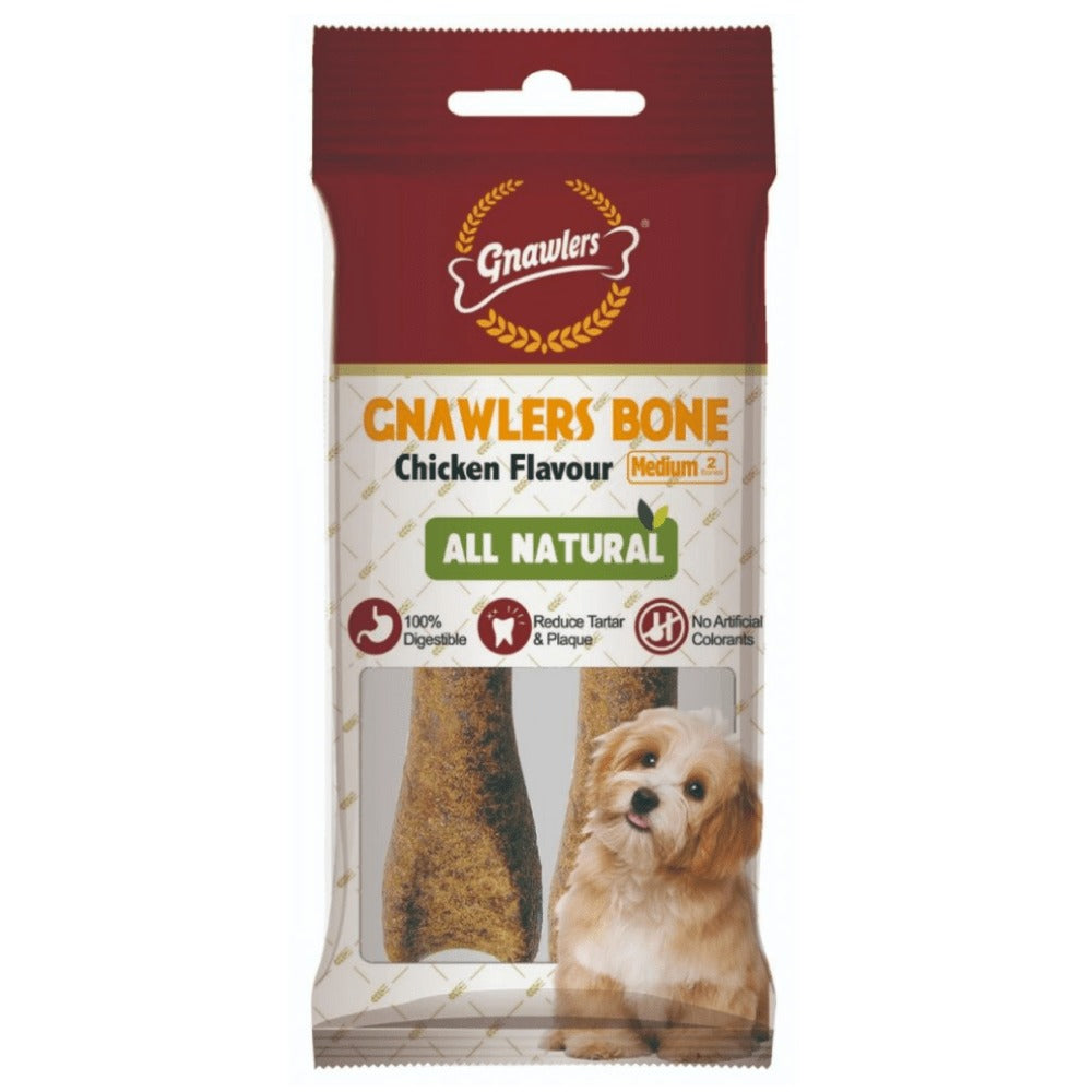 Gnawlers Chicken Bone Dog Treats (4.5 inch)