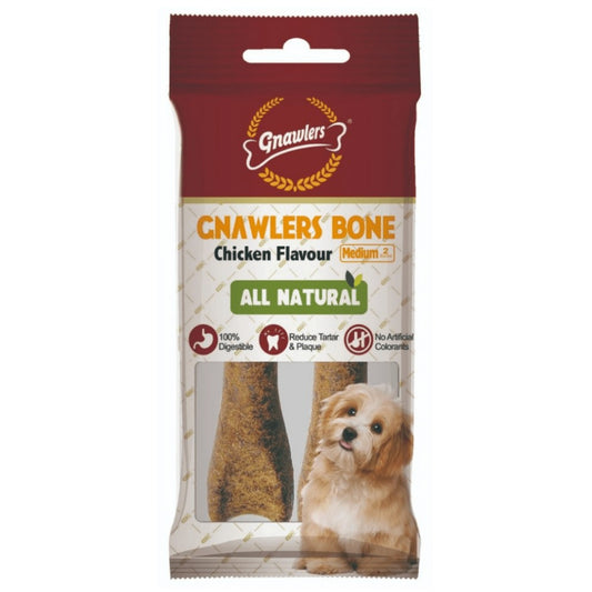 Gnawlers Chicken Bone Dog Treats (4.5 inch)