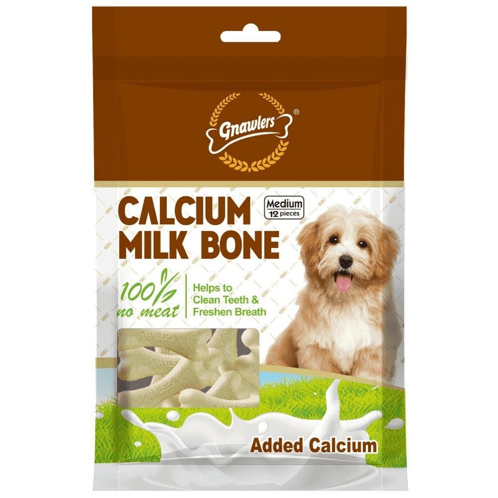 Gnawlers Calcium Milk Bone Dog Treats