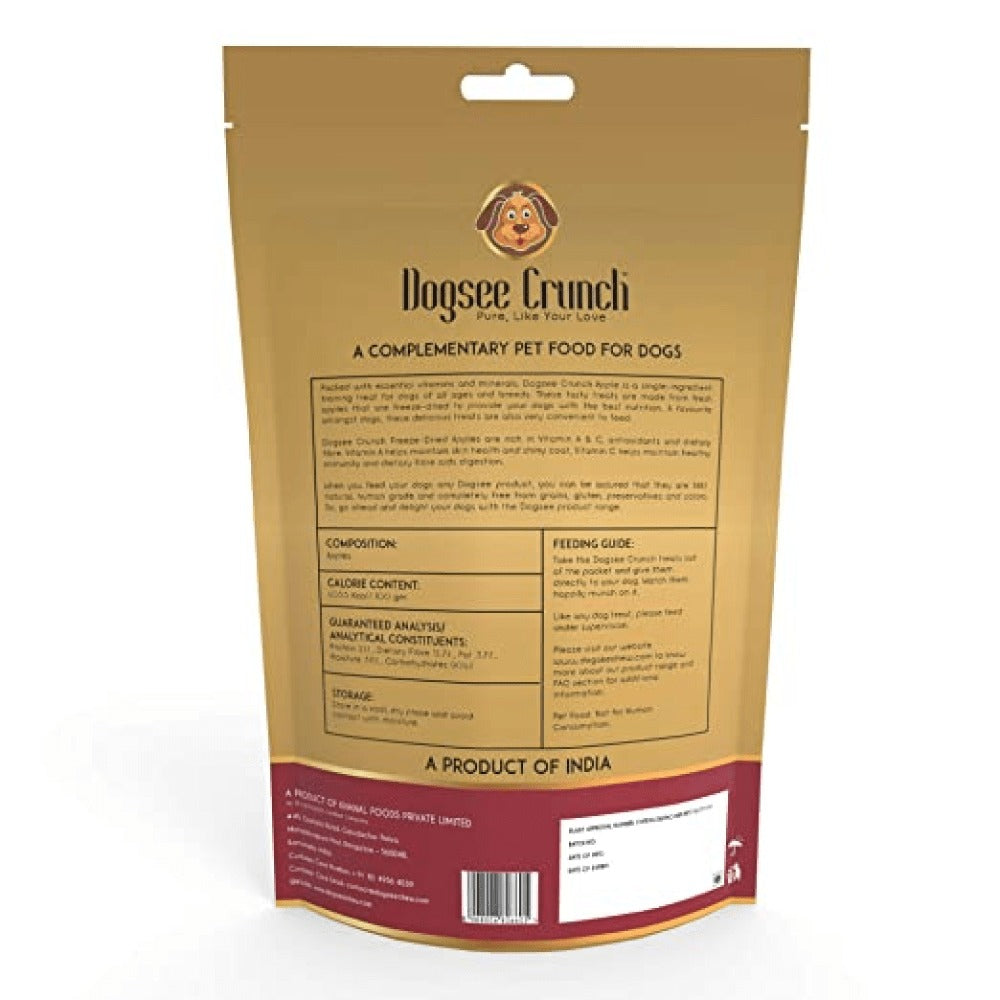 Dogsee Crunch Freeze Dried Apple Dog Treats