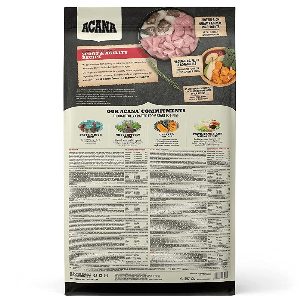 Acana Sports & Agility Dog Dry Food (All Breeds)