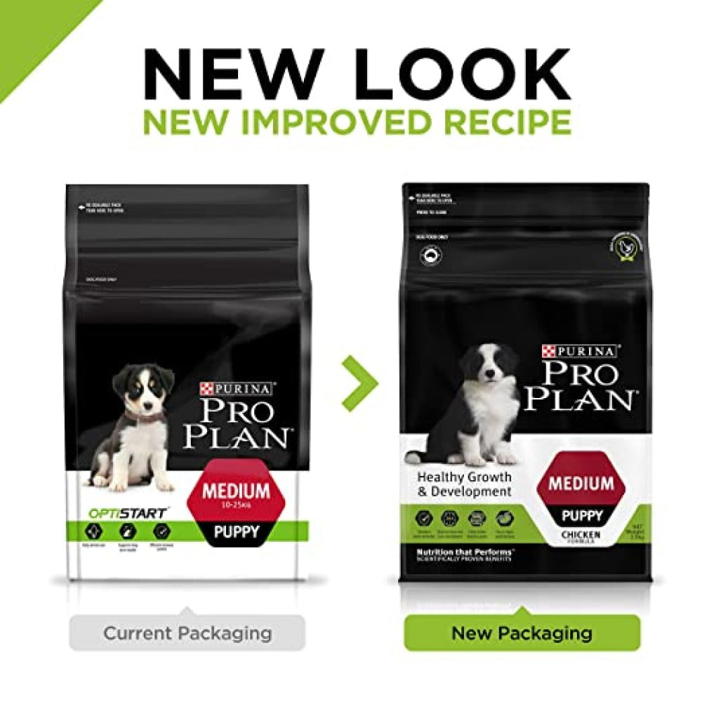 Pro Plan Chicken Medium Breed Puppy Dog Dry Food (New Improved Formula)