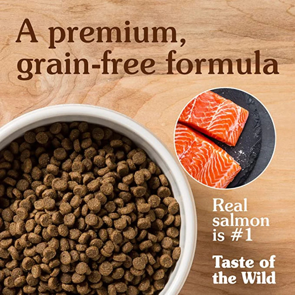 Taste of the Wild Pacific Stream Smoked Salmon Puppy Dog Dry Food | Grain Free Formula