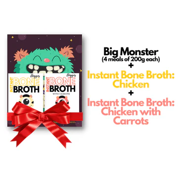 Doggos The Monster Club Fresh Food and Bone Broth for Dogs (Limited Shelf Life) (Buy 1 Get 1)