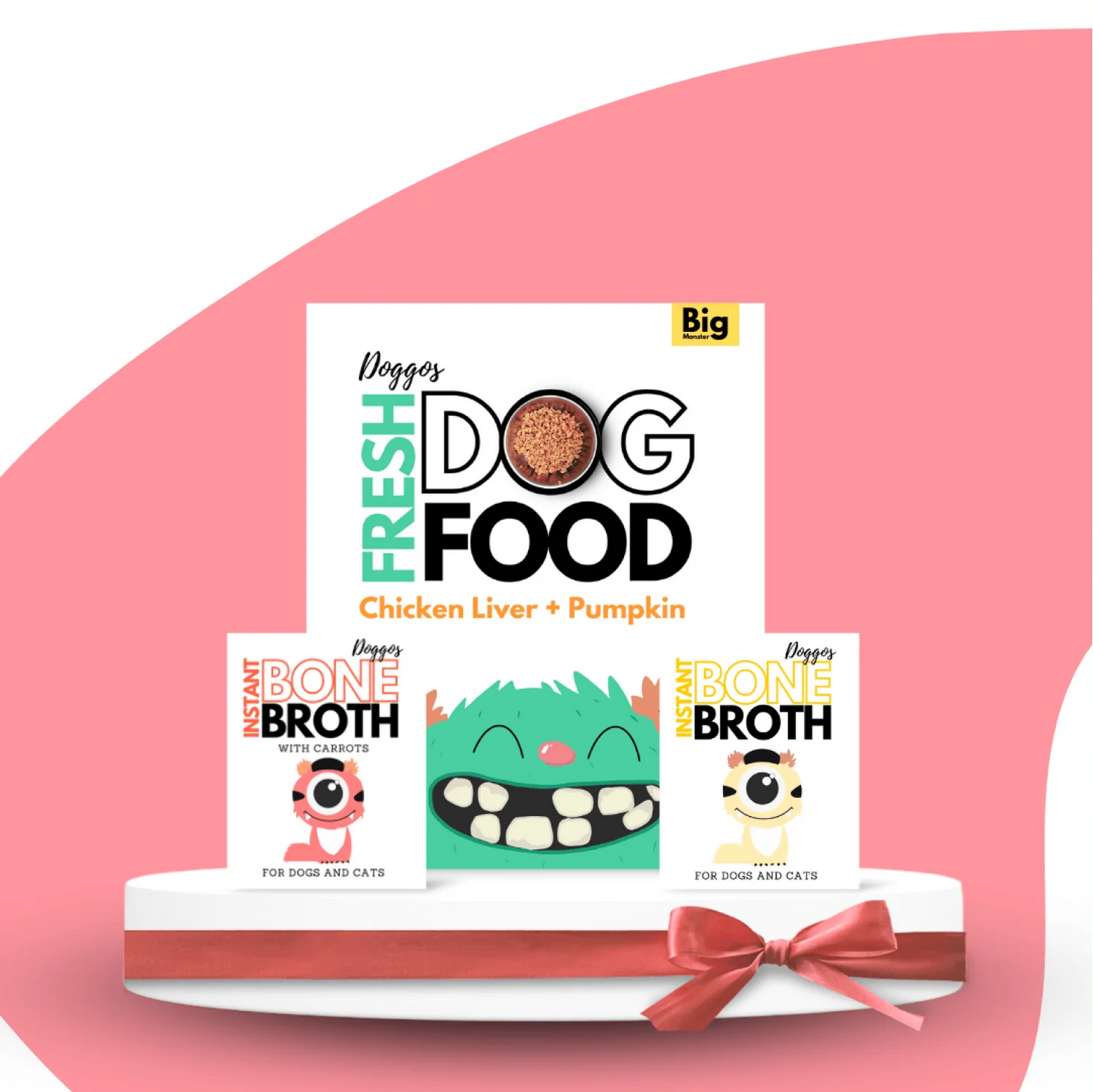 Doggos The Monster Club Fresh Food and Bone Broth for Dogs (Limited Shelf Life)