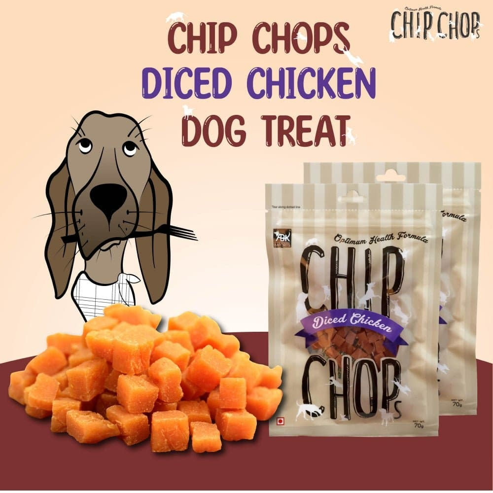 Chip Chops Chicken and Codfish Rolls, Diced Chicken and Chicken and Codfish Sandwich Dog Treats Combo