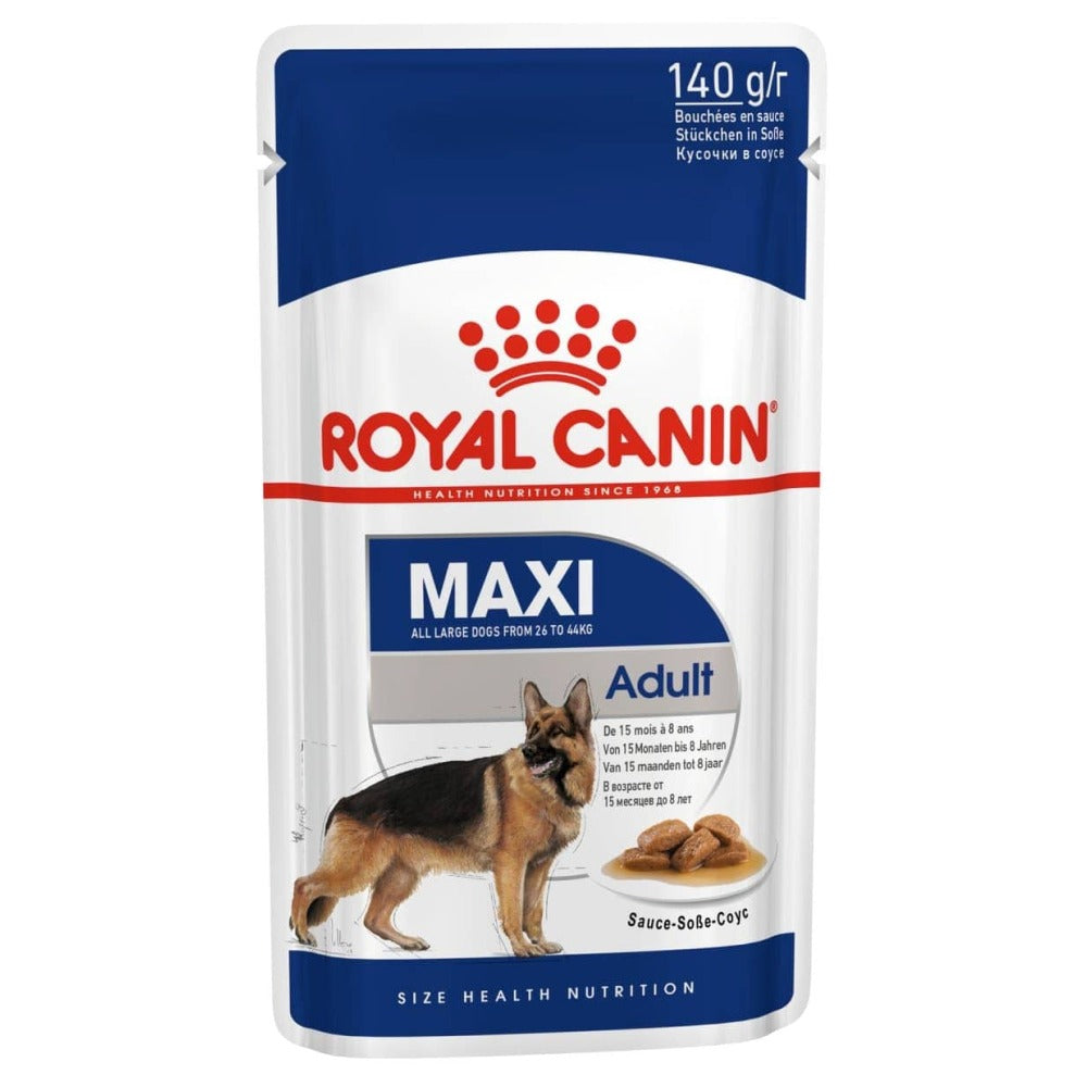 Royal Canin Maxi Adult Dog Dry and Wet Food Combo