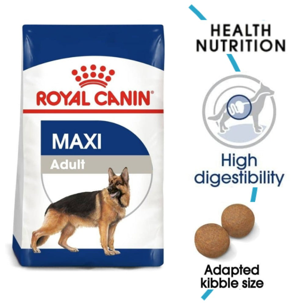 Royal Canin Maxi Adult Dog Dry and Wet Food Combo