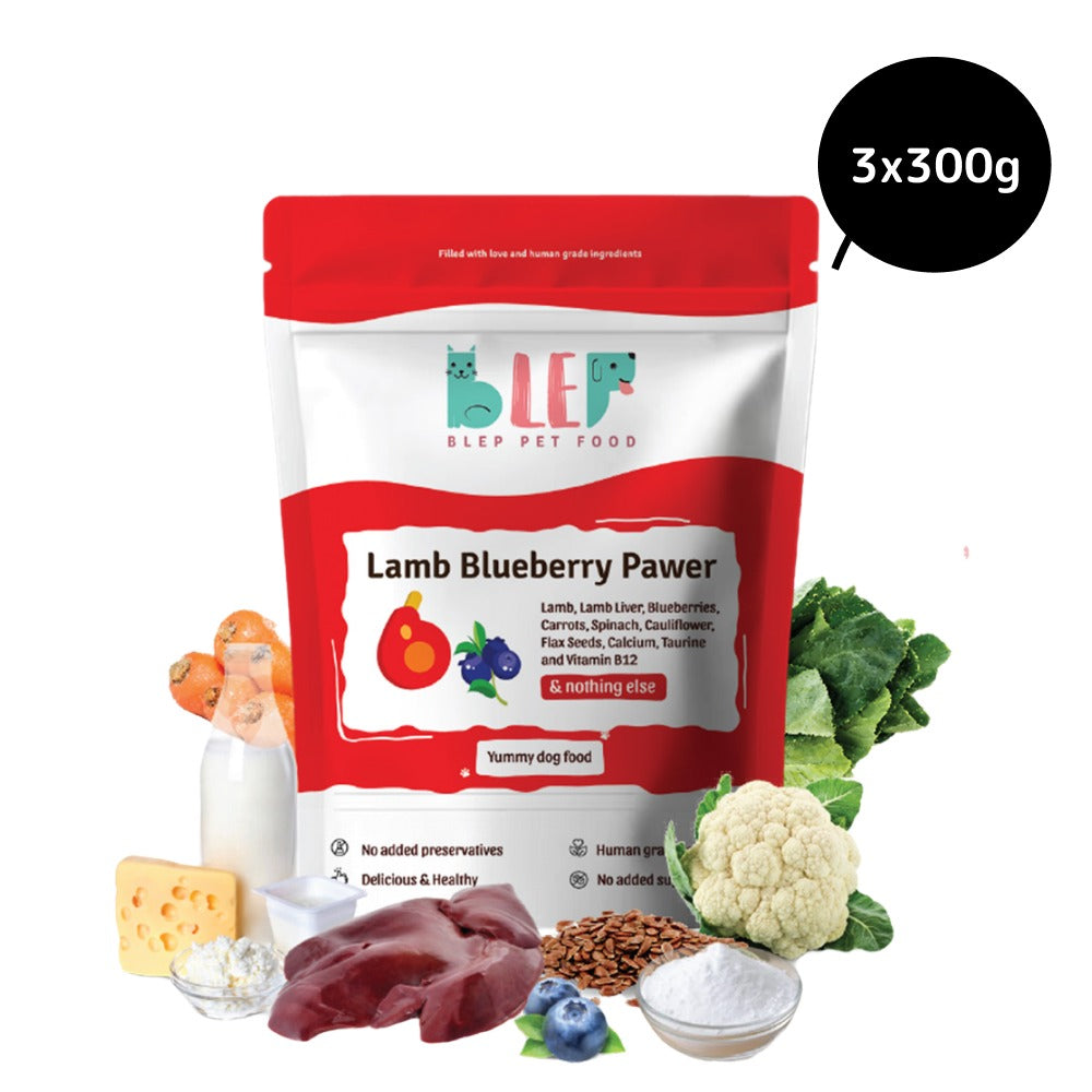 BLEP Lamb Blueberry Pawer Dog Wet Food (300g)