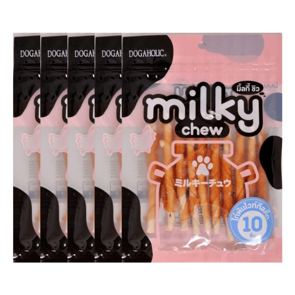 Dogaholic Milky Chew Chicken Stick Style Dog Treats