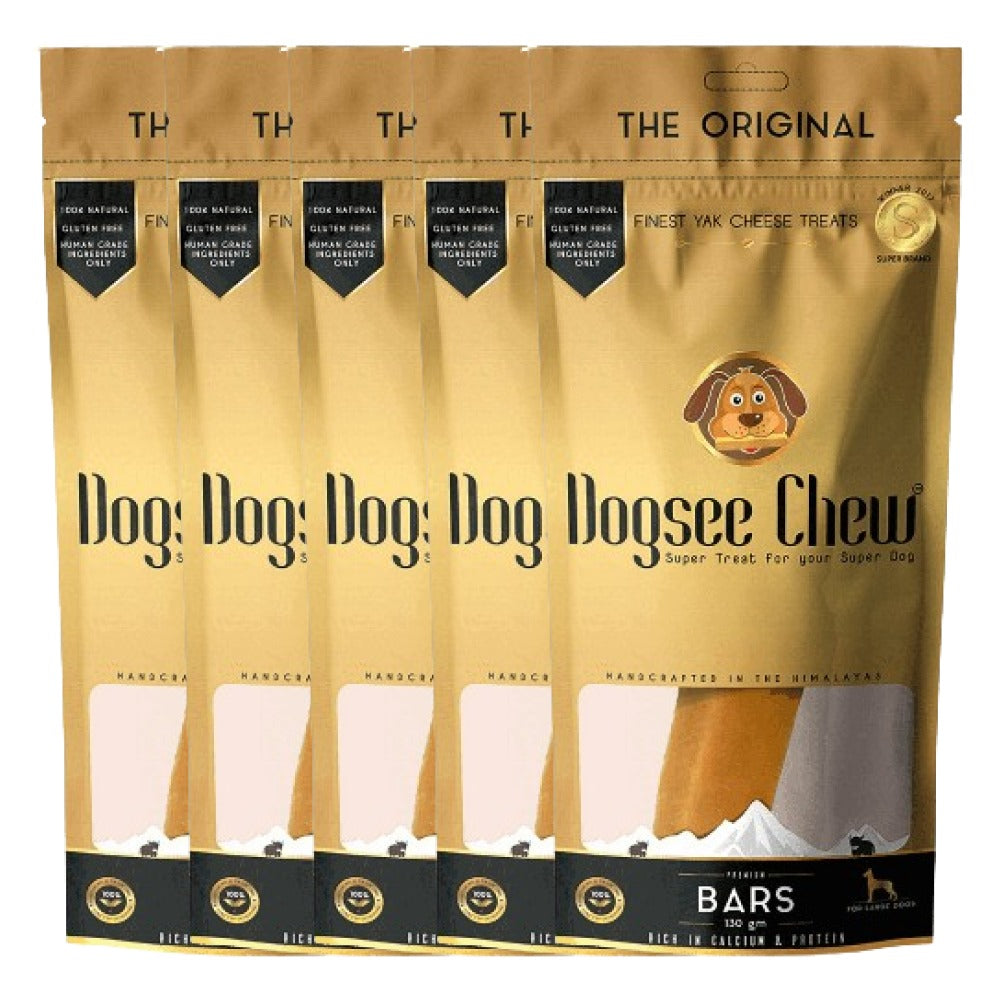 Dogsee Chew 100% Natural Yak Milk Bars Large Breed Dog Treats