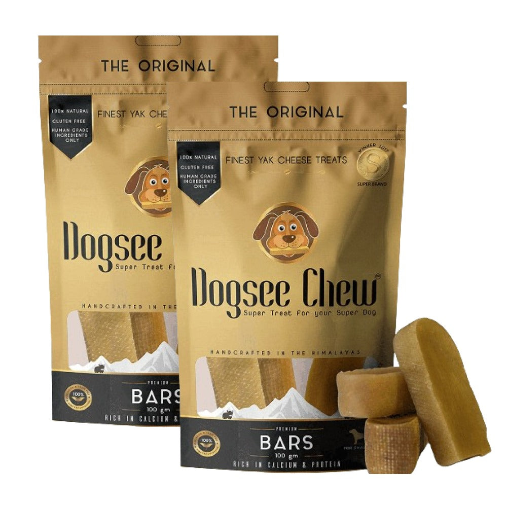 Dogsee Chew 100% Natural Yak Milk Bars Small Breed Dog Treats