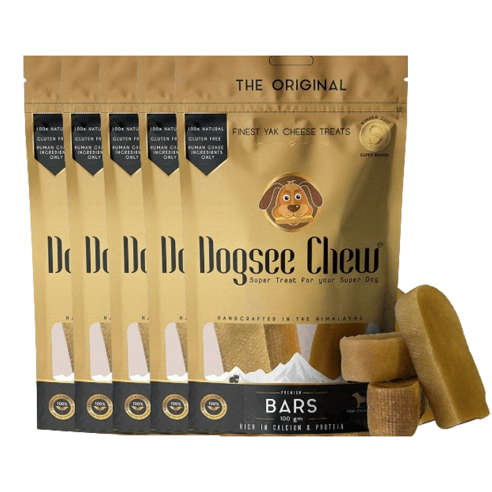 Dogsee Chew 100% Natural Yak Milk Bars Small Breed Dog Treats