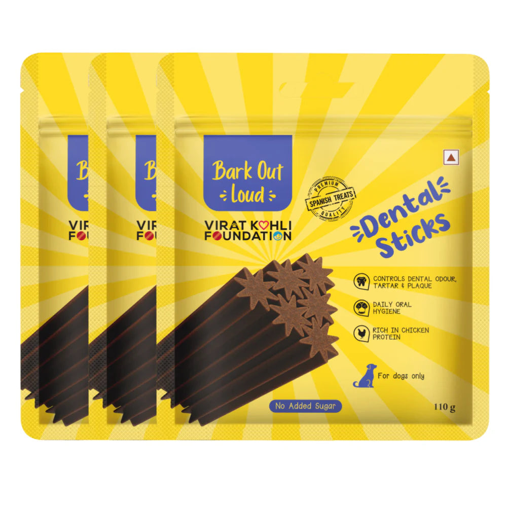 Bark Out Loud by Vivaldis Dental Sticks Dog Treats