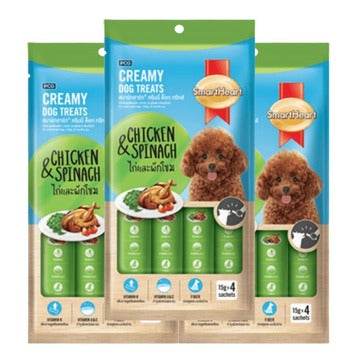 SmartHeart Chicken & Spinach Dog Creamy Treat