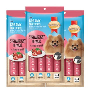 SmartHeart Chicken & Strawberry Dog Creamy Treat