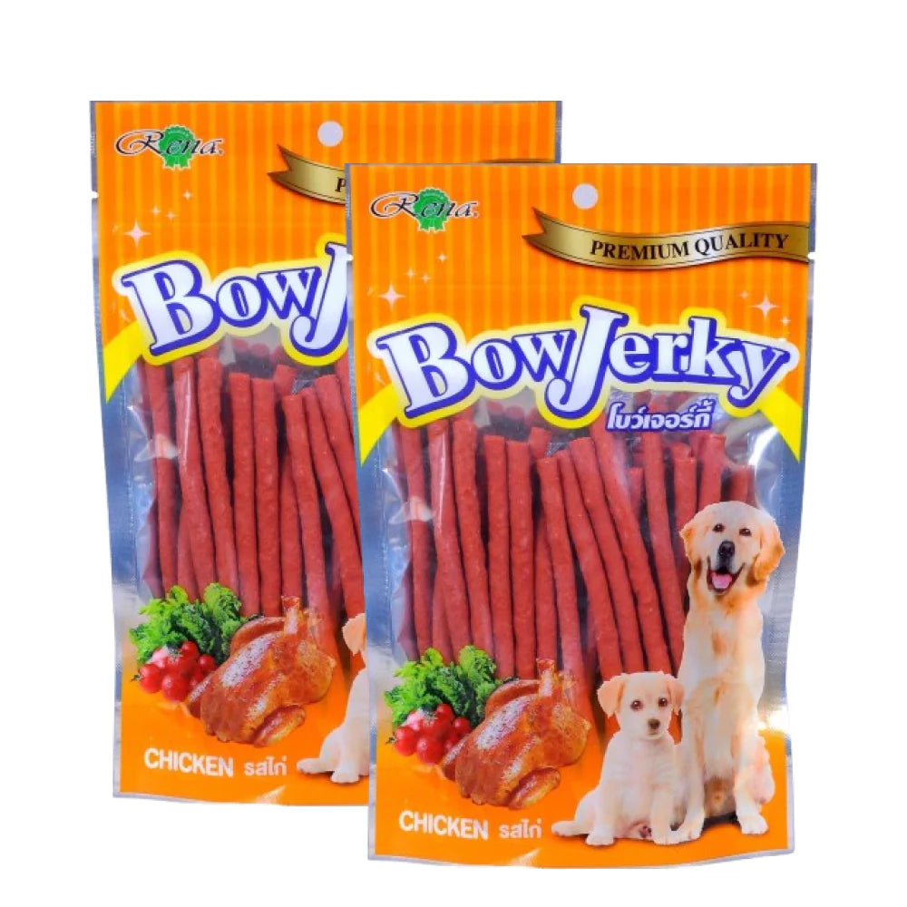 Rena BowJerky Chicken Sticks Dog Treats