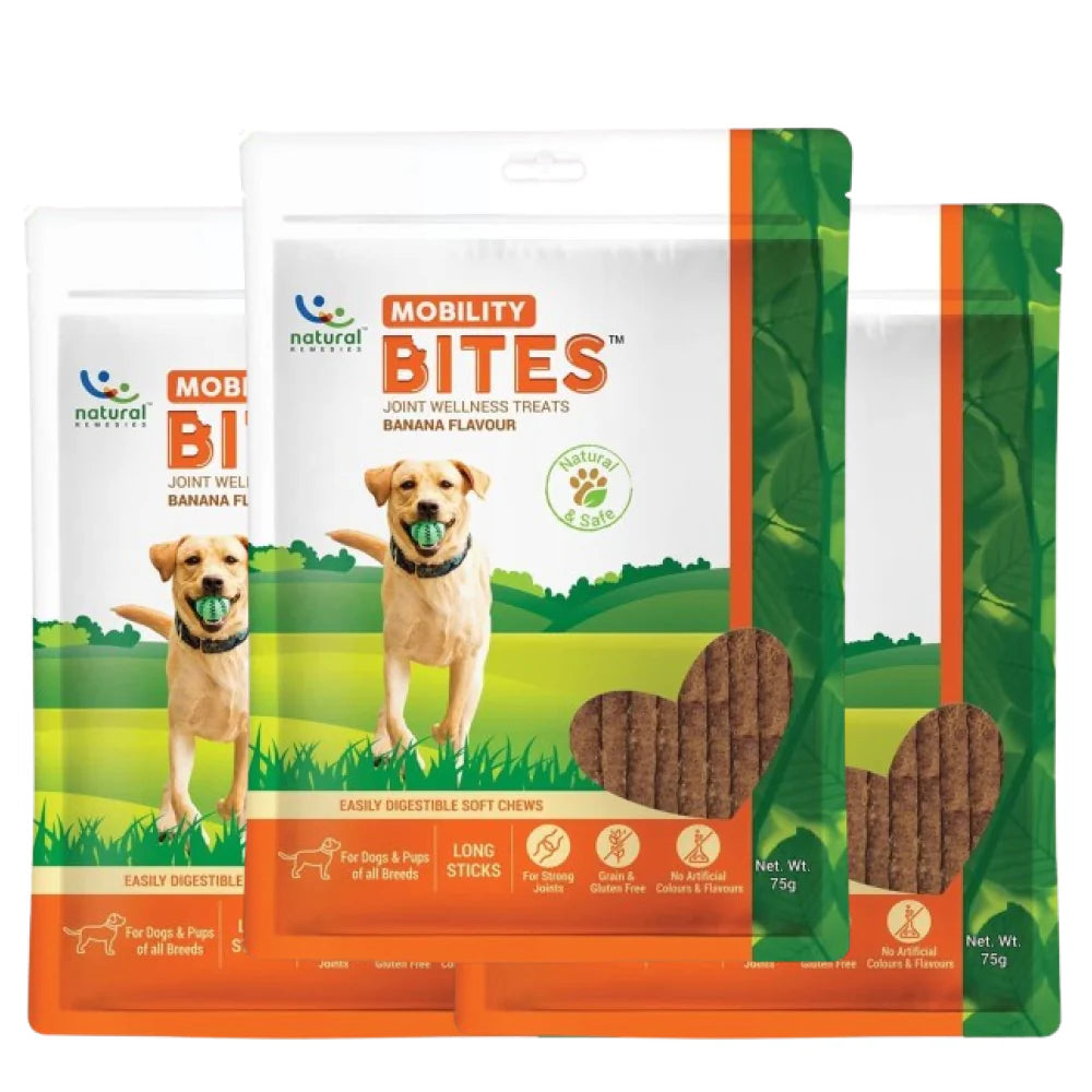 Natural Remedies Mobility Bites Chew Treats for Dogs