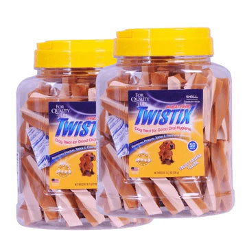 NPIC Twistix Yogurt & Banana Canister Dog Treats