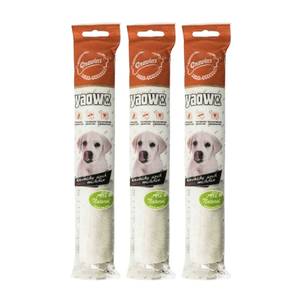 Gnawlers Yaowo Medulla Roll Dog Treats (9 inch)