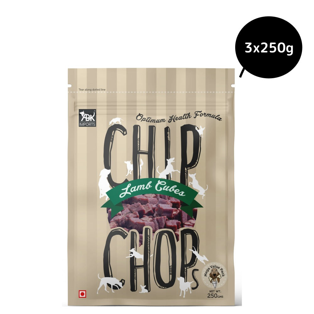 Chip Chops Lamb Cubes Dog Treats