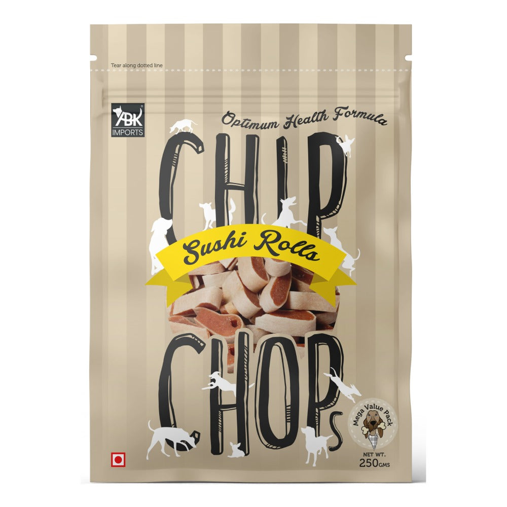 Chip Chops Sushi Rolls Dog Treats