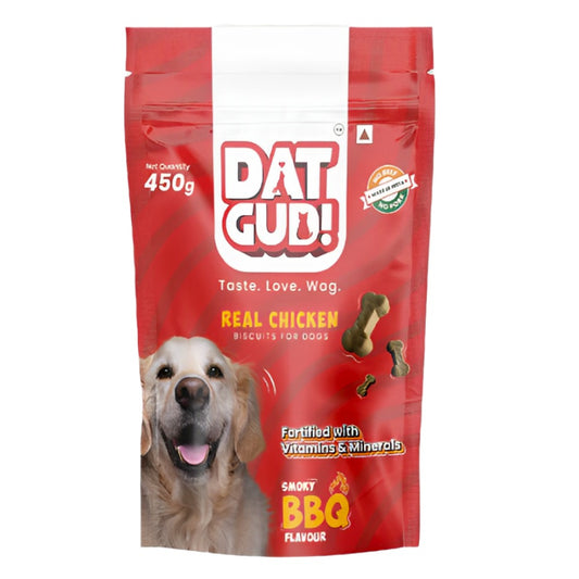 DatGud Smoky Barbeque Flavoured Biscuits Dog Treats (Limited Shelf Life)