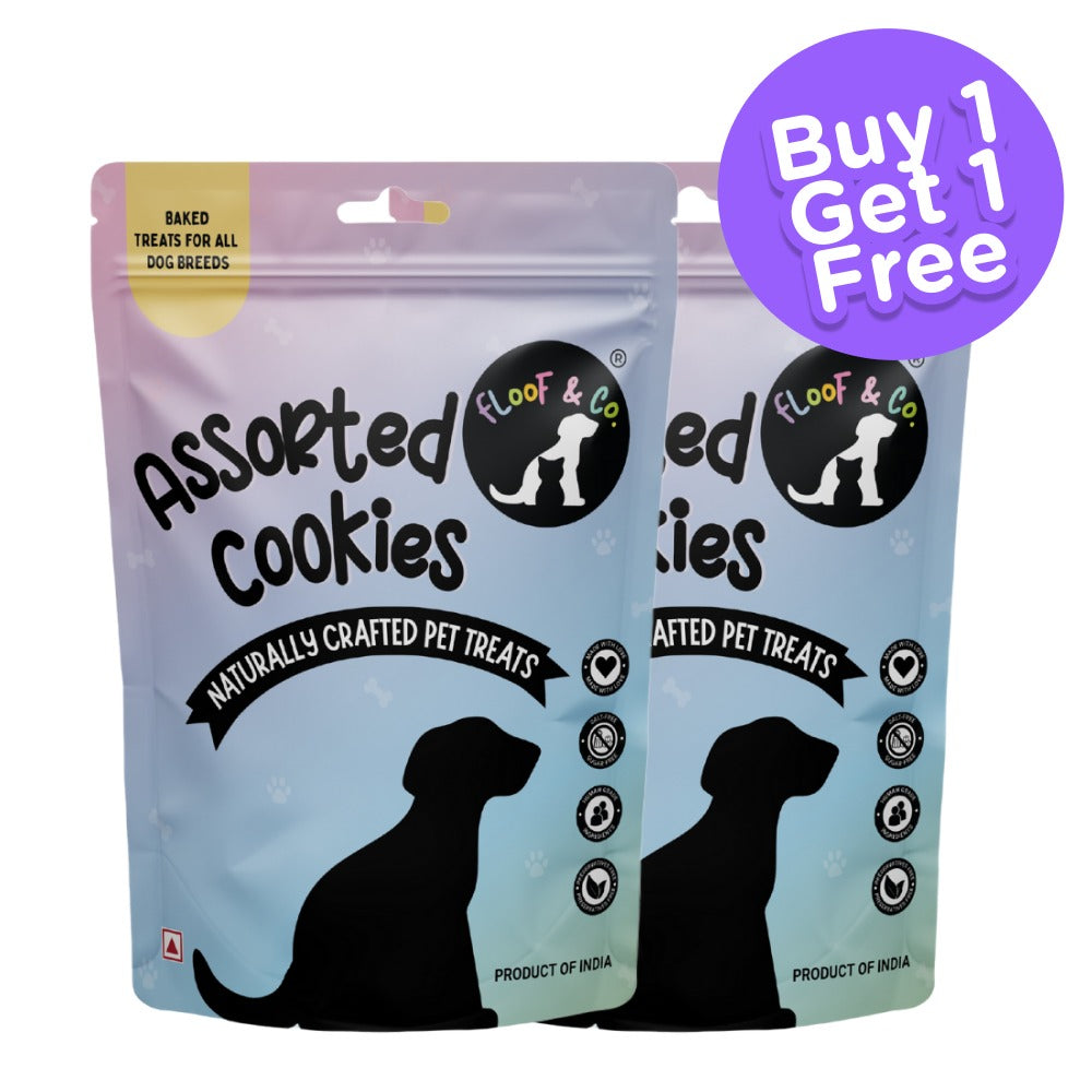 Floof & Co Assorted Cookies Dog Treats (Buy 1 Get 1)