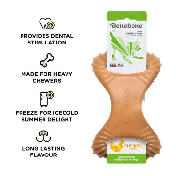 Benebone Chicken Flavored Dental Chew Toy for Dogs