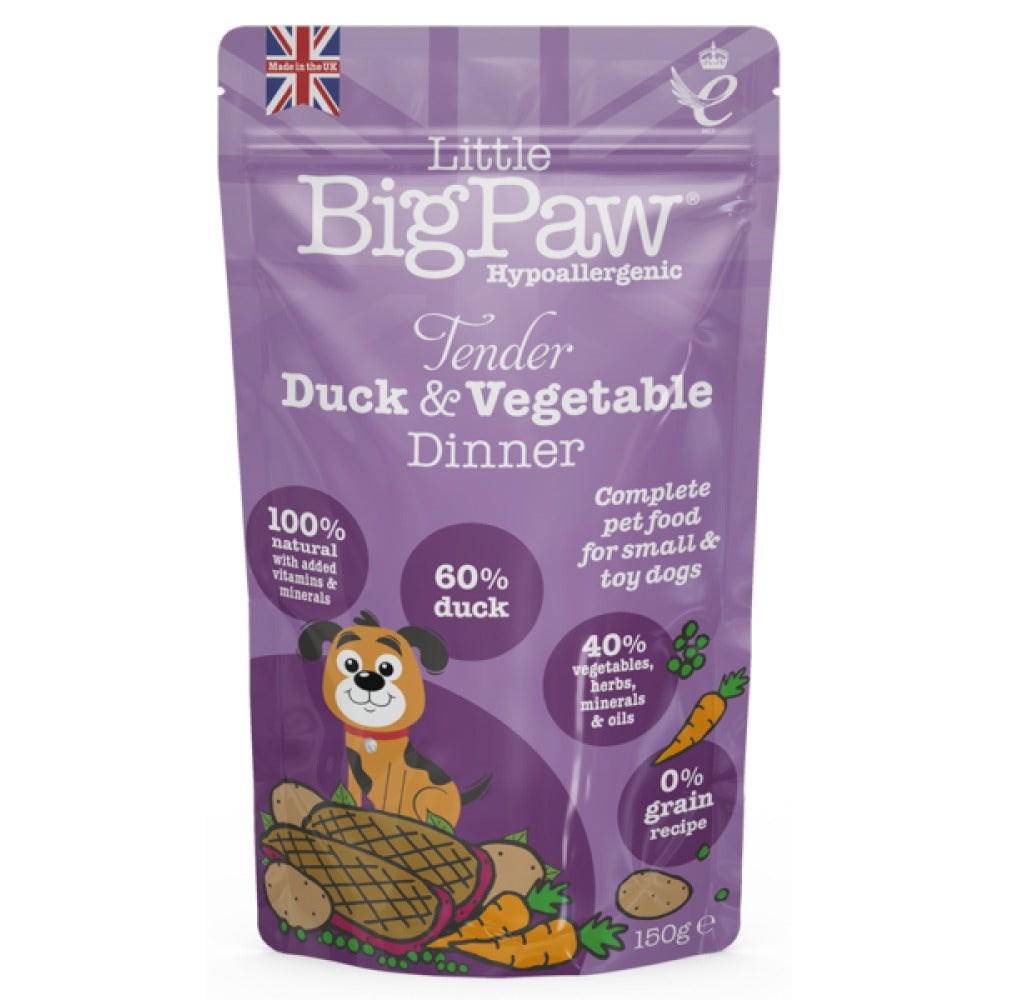 Little Big Paw Duck & Vegetable Dinner Dog Wet Food