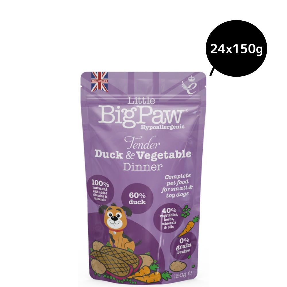 Little Big Paw Duck & Vegetable Dinner Dog Wet Food