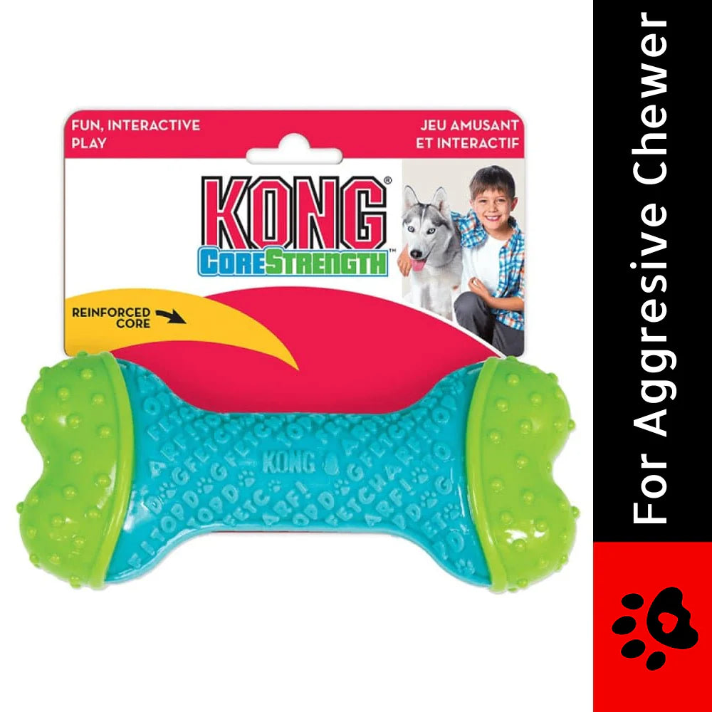 Kong Corestrength Bone Toy for Dogs (Blue) | For Aggressive Chewers