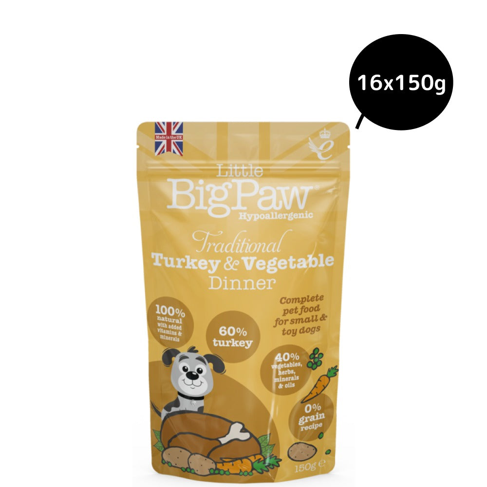 Little Big Paw Turkey & Vegetable Dinner Dog Wet Food