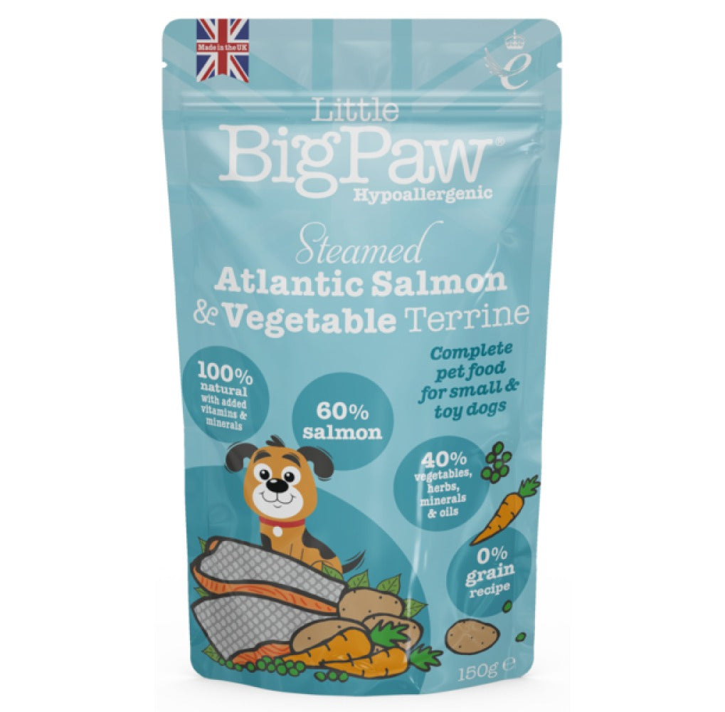 Little Big Paw Atlantic Salmon & Vegetables Terrine Dog Wet Food