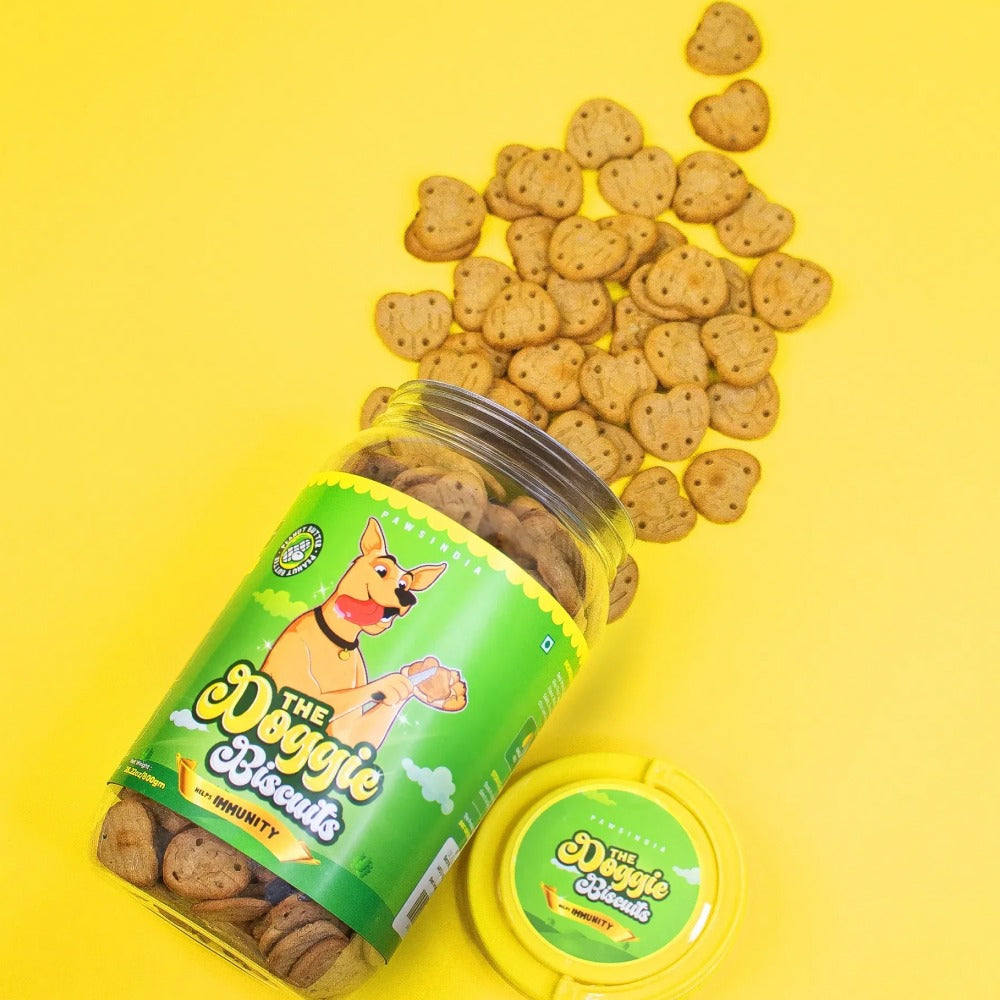 Pawsindia The Doggie Peanut Butter Helps Immunity Dog Biscuits