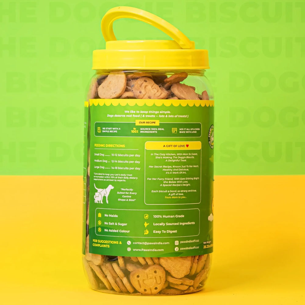 Pawsindia The Doggie Peanut Butter Helps Immunity Dog Biscuits