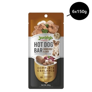 JerHigh Hot Dog Bar Chicken Meat and Liver Dog Treats