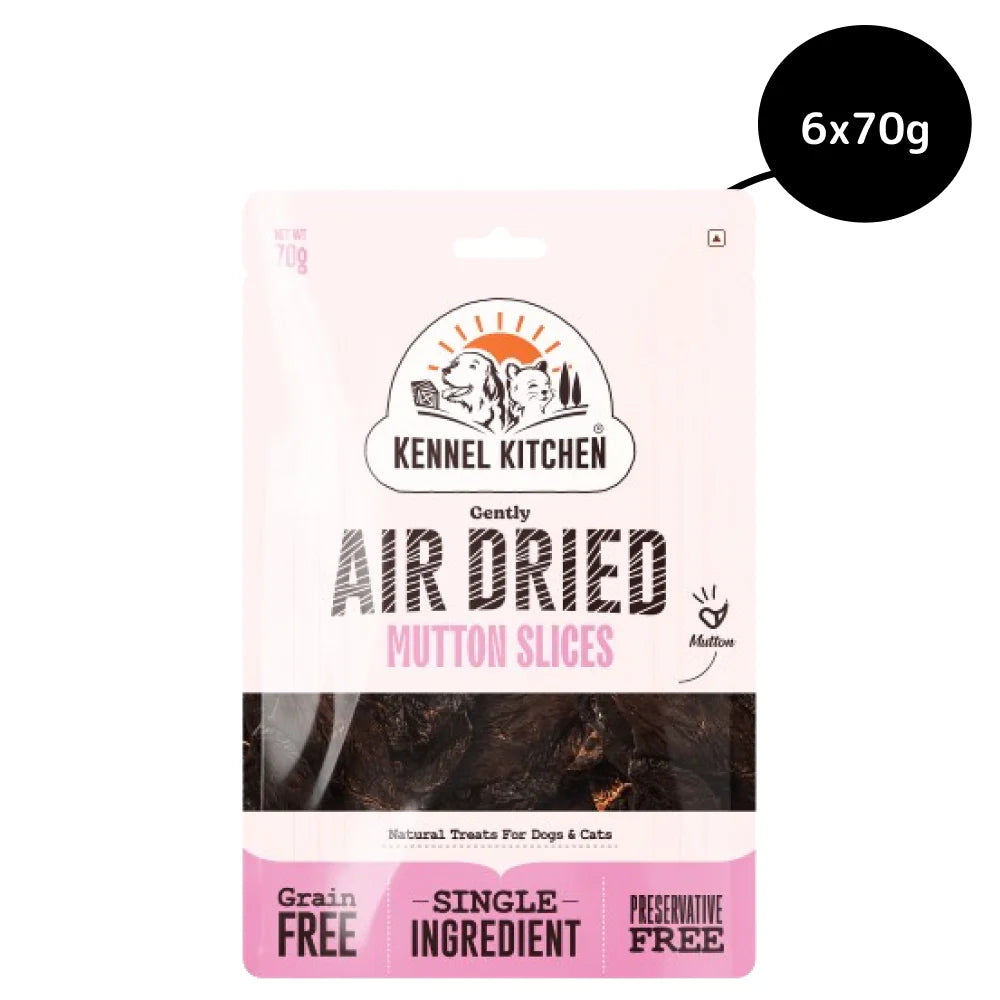 Kennel Kitchen Air Dried Mutton Jerky Dog and Cat Treats