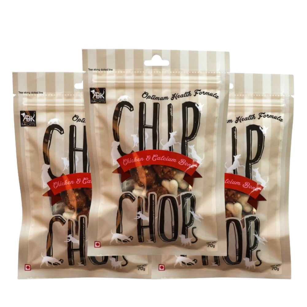 Chip Chops Chicken and Calcium Bone Dog Treats